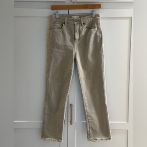 Loft High-Rise Straight Ankle length Jeans, size 26